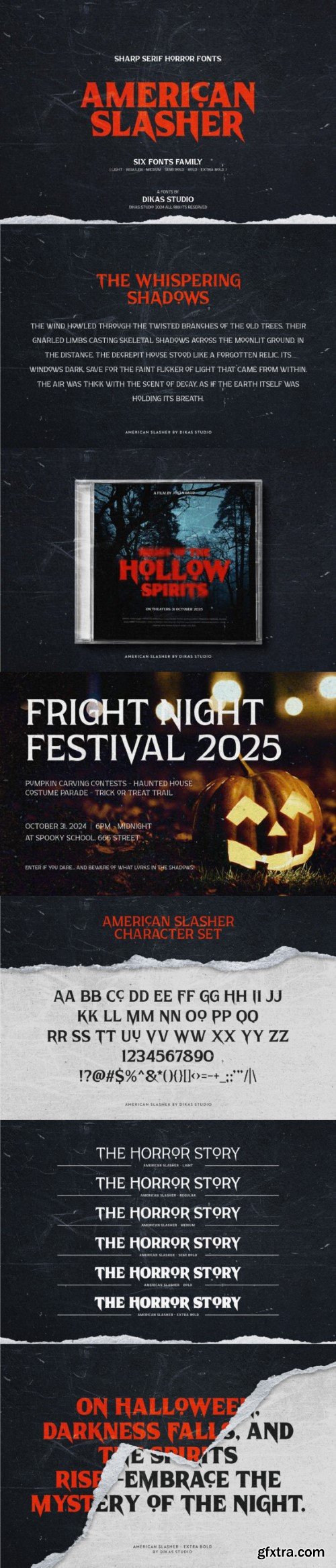 American Slasher Font