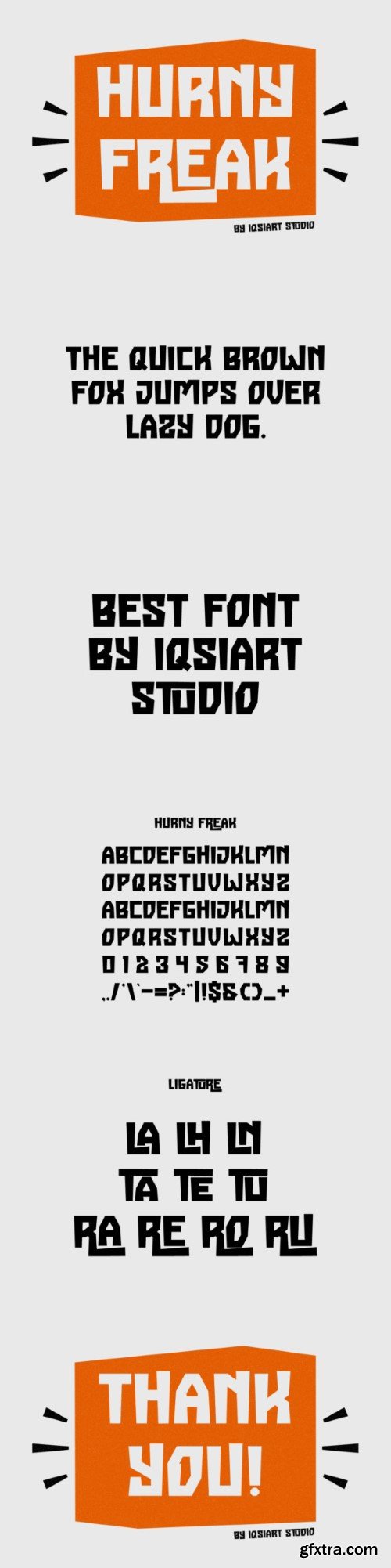 Hurny Freak Font