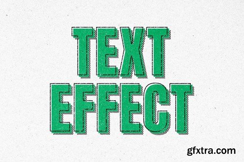 Retro Cartoon Text Effect KP888ZN