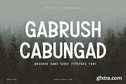 Gabrush Cabungad - Hand Drawn & Marker Font P7F89TM