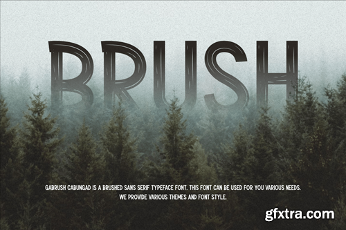 Gabrush Cabungad - Hand Drawn & Marker Font P7F89TM