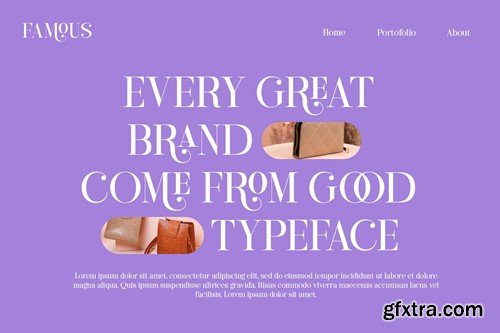 Hediora Elegant Display Serif Font 35DLSNY