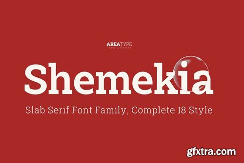 Shemekia - Classic slab serif font 5QNRPQG