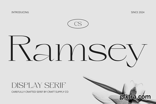 Ramsey – Elegant Font CGBQASD