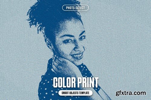 Color Print Photo Effect DGTKDHR