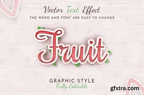 Apple Editable Text Effect, Graphic Style 5YB7WY6