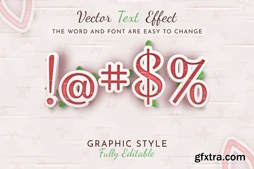 Apple Editable Text Effect, Graphic Style 5YB7WY6