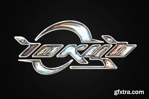 Molten Text & Logo Metal Effect 95MTQG8