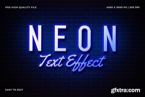 Neon Text Effect 8US6G89