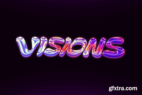 Shiny Colorful Text Effect HNZKVXG