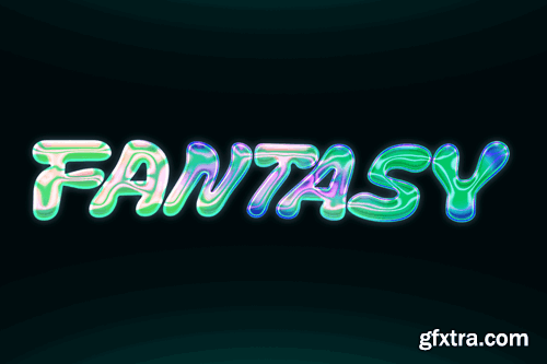 Shiny Colorful Text Effect HNZKVXG