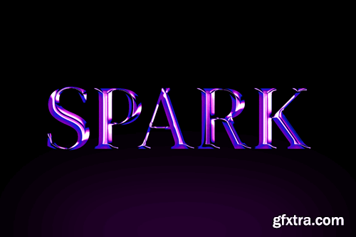 Metallic Chrome Text Effect KAMKMDR