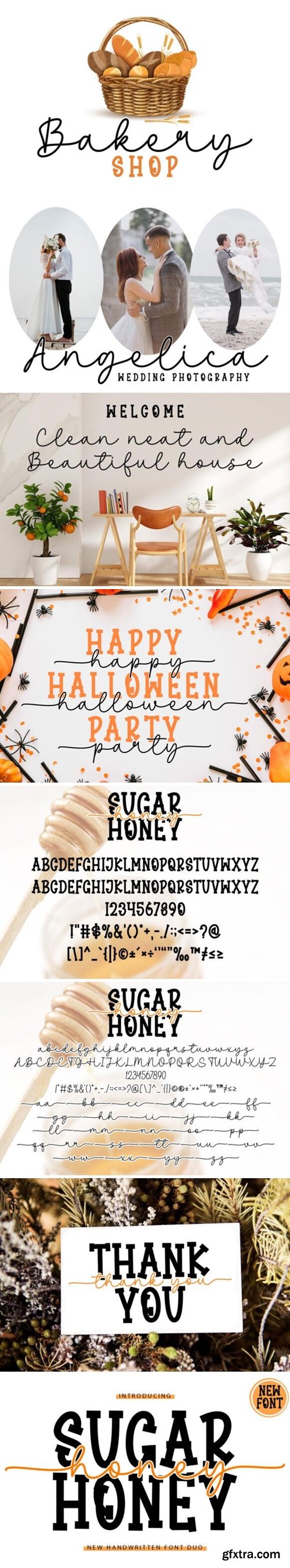 Sugar Honey Duo Font