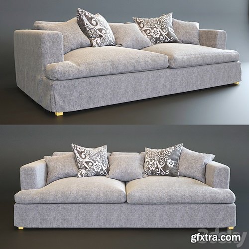 Sofa with pillows