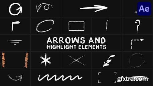 Videohive Arrows And Highlight Elements for After Effects 55577173