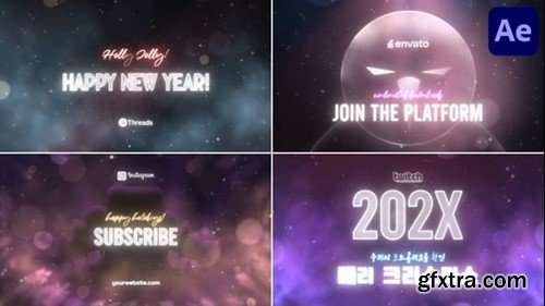 Videohive Xmas And New Year Typography for After Effects 55519880