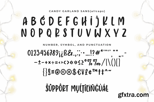 Candy Garland Font Duo NUZZGX8