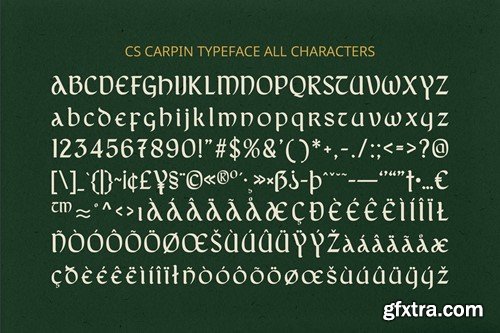 Carpin – Uncial Font 3ANCMK7