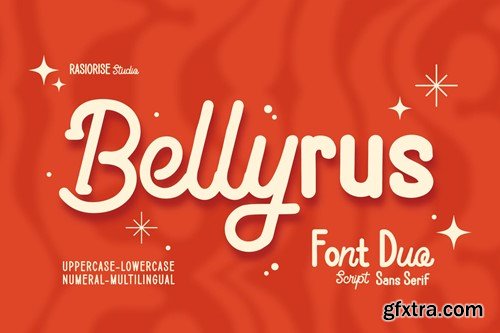 Bellyrus - Script and Handwritten Font Duo QHKB7ZP