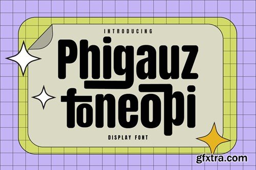 Phigauz Foneopi Sans Serif Rounded Font Game Kids 6JQ2ETE