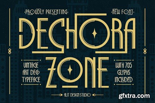 Dechora Zone Typeface ZBJLL9B