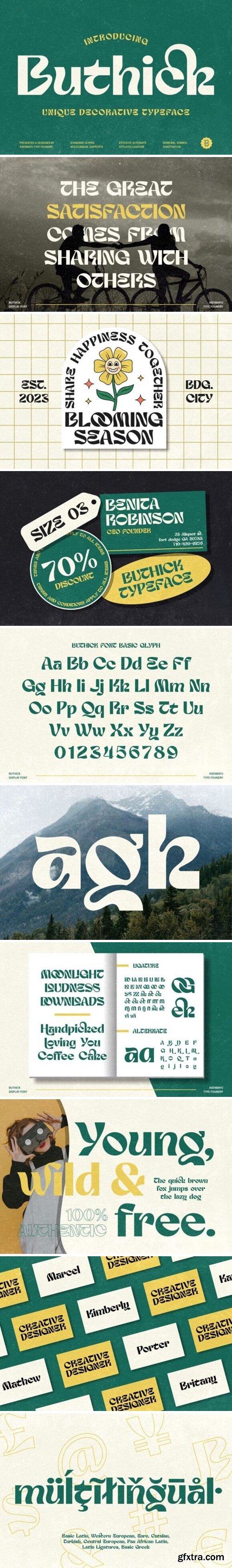 Buthick Font