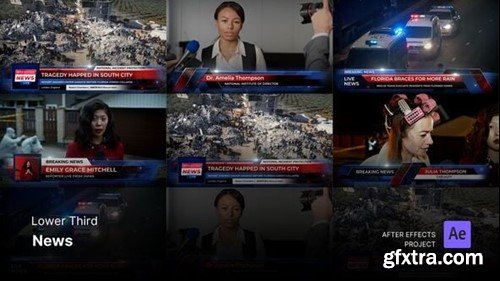 Videohive Lower Third - News After Effects Project Files 55577311