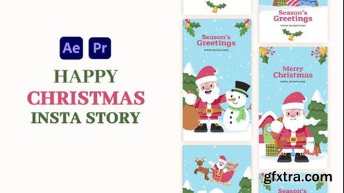 Videohive Christmas Season Celebration Instagram Stories 55580134