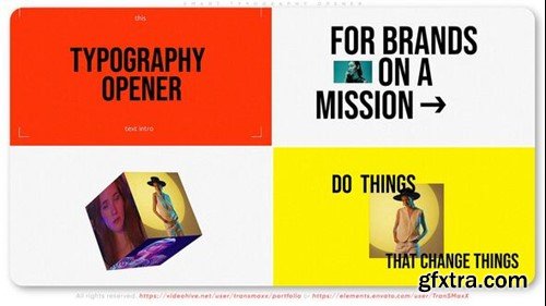 Videohive Smart Typography Opener 55608726