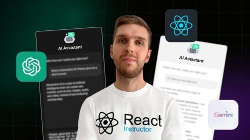 Udemy - React.js AI Chatbot built with ChatGPT and Gemini AI