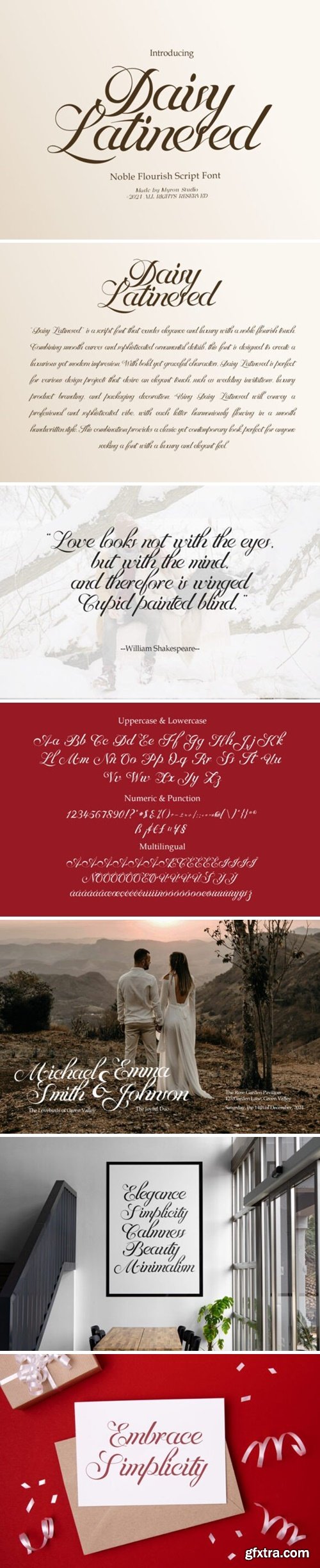 Daisy Latinesed Font