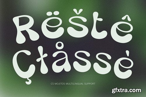 Mojitos – Groovy Font 67JFFNE