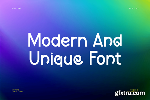 Marcno - Modern & Unique Font 3EVT352