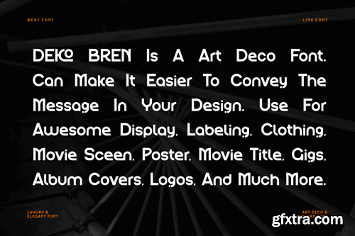 Deko Bren - Modern & Elegant Font UNDRBGA