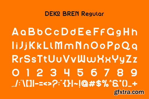 Deko Bren - Modern & Elegant Font UNDRBGA