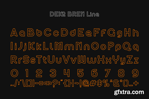 Deko Bren - Modern & Elegant Font UNDRBGA