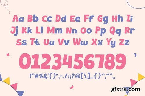 Cartoon Font - Jigsaw 53PX9CP