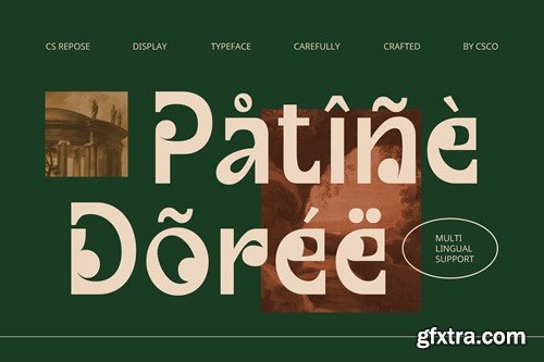 Repose – Decorative Font 77D3JGB