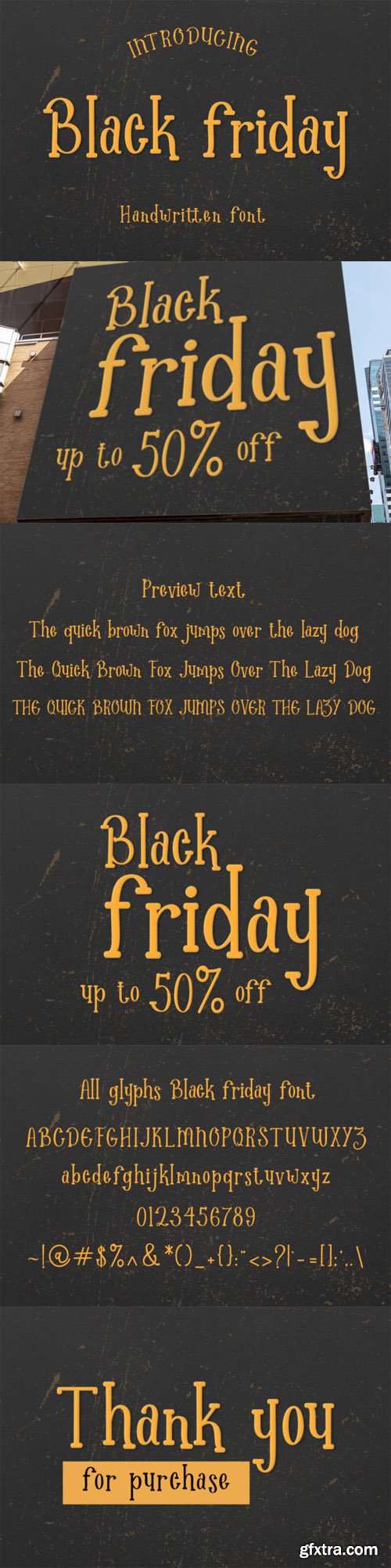 Black Friday - Charming Handwritten Font