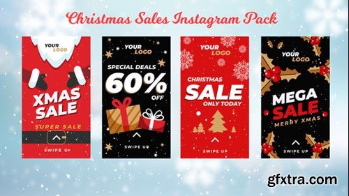 Videohive Christmas Sales Instagram Story Pack 2 55580584