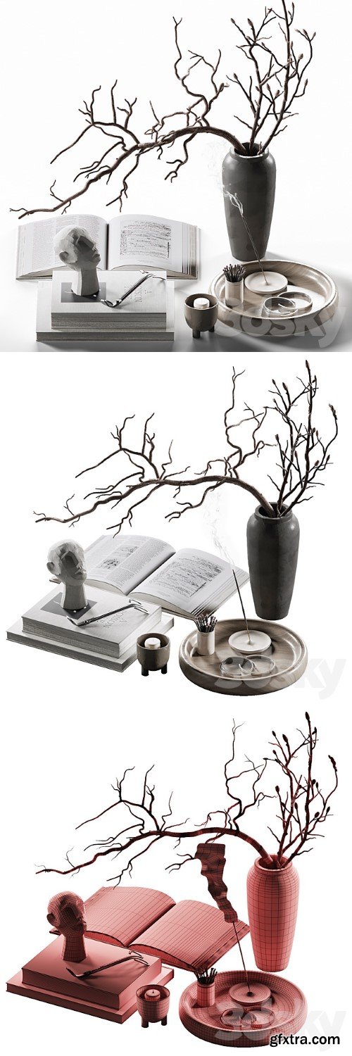 Decorative Set for Coffee Table 47