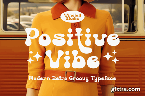 Positive Vibe - Simple Modern Retro Typeface YHBZ69Z