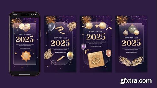 Videohive Happy New Year Instagram Story 55603697