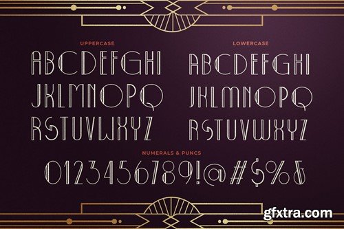 Decolmax Art Deco Typeface JUP7ZVQ