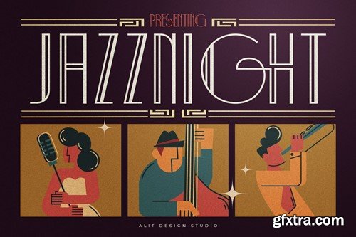 Decolmax Art Deco Typeface JUP7ZVQ