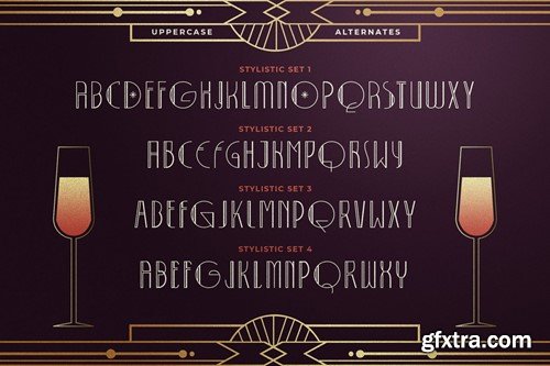 Decolmax Art Deco Typeface JUP7ZVQ