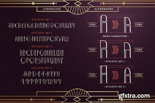 Decolmax Art Deco Typeface JUP7ZVQ