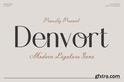 Denvort | Ligature Sans W2UM4QU