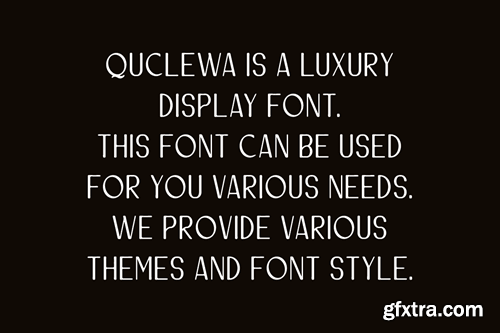 Quclewa - Elegant & Minimal Font 2LK8KET