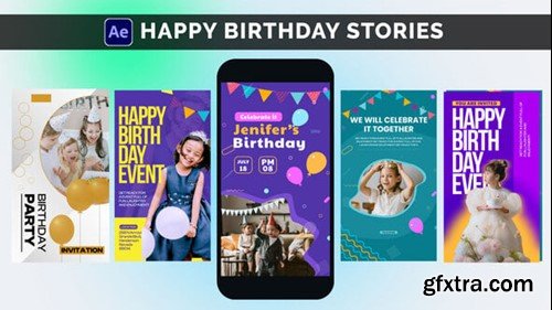 Videohive Happy Birthday Stories - Special Event Stories 55565840